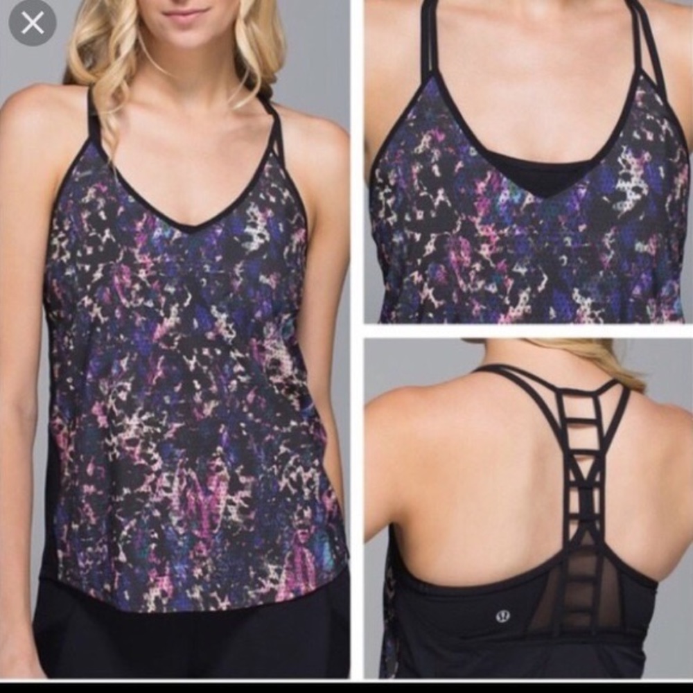 Lululemon Breezy Singlet Floral Sport